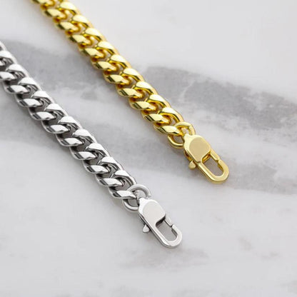 [Almost Sold Out] Husband - Straighten Your Crown - Cuban Link Chain - Charming Family Gift