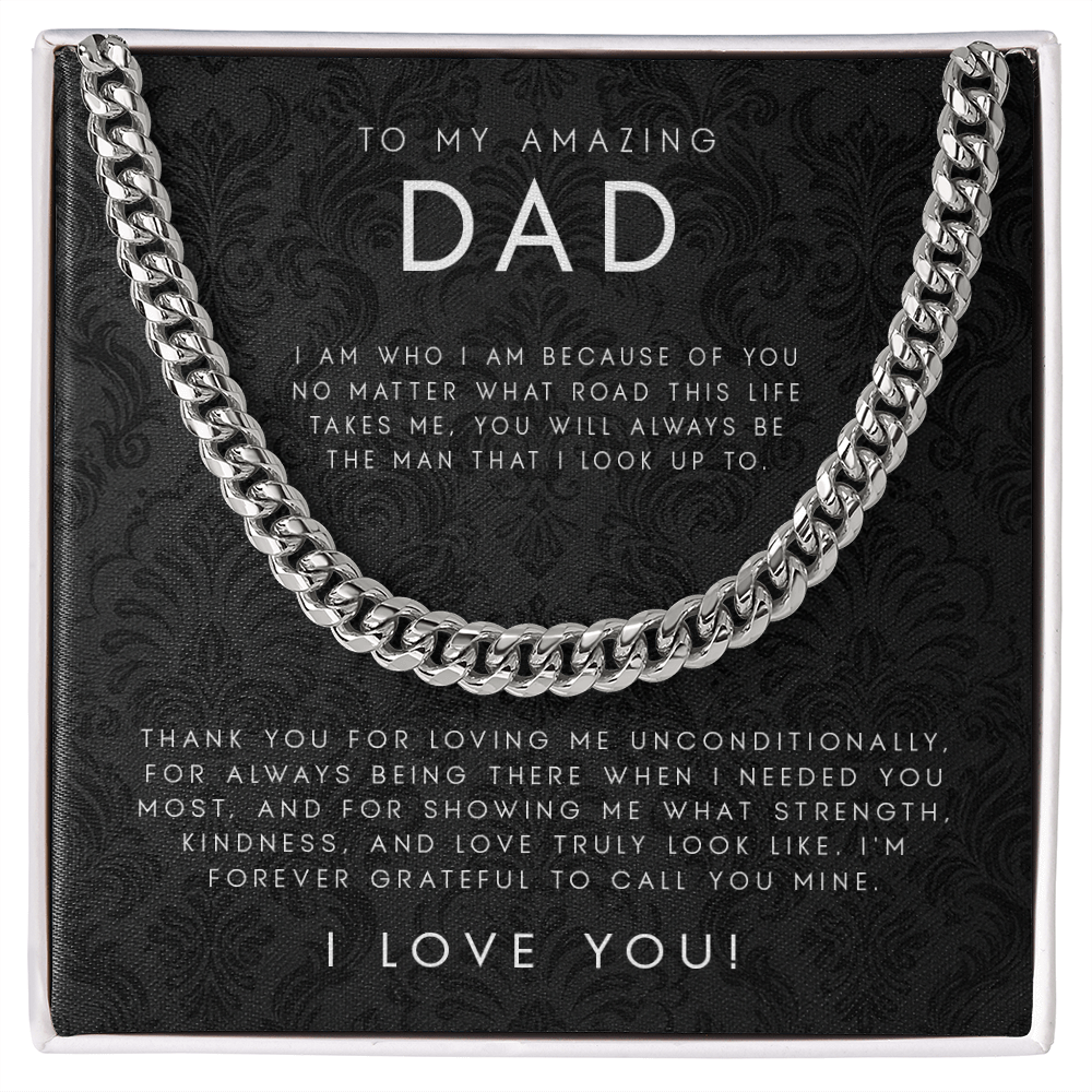 To My Dad (I Am Who I am) Necklace