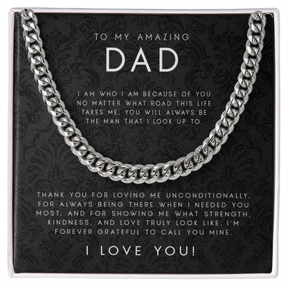 To My Dad (I Am Who I am) Necklace