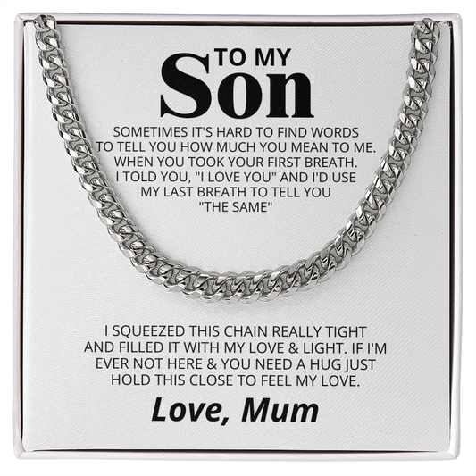 To my Son - Feel my love, Mum