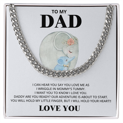 Daddy To Be Keepsake Gift | From Mommy Tummy | First Father's Day for New Dad | Ultrasound Present | Expectant Dad