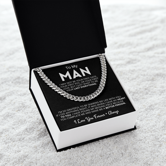 My Man - Better Person - Cuban Link Chain