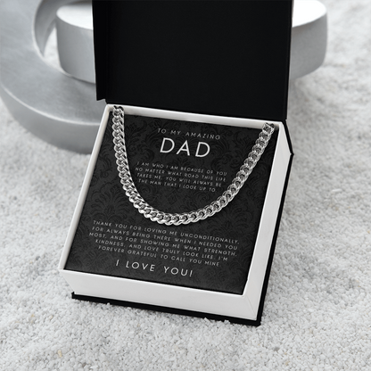 To My Dad (I Am Who I am) Necklace