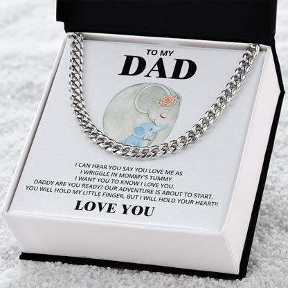 Daddy To Be Keepsake Gift | From Mommy Tummy | First Father's Day for New Dad | Ultrasound Present | Expectant Dad