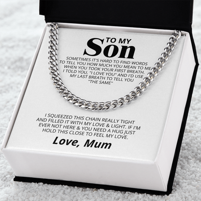 To my Son - Feel my love, Mum