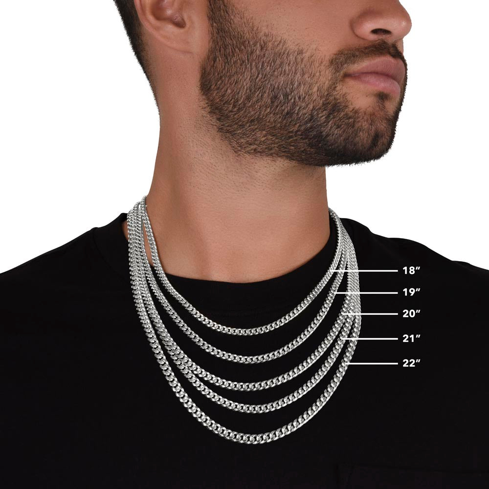 To My Son - You Make Me Proud - Cuban Link Chain Gift Set