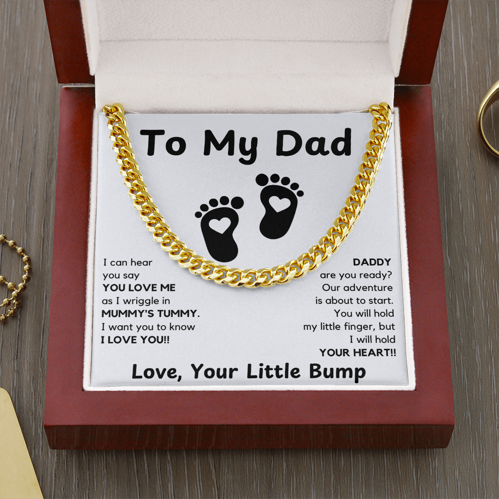 Daddy To Be Keepsake Gift | From Baby Bump | First Father's Day for New Dad | Ultrasound Present | Expectant Dad