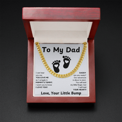 Daddy To Be Keepsake Gift | From Baby Bump | First Father's Day for New Dad | Ultrasound Present | Expectant Dad