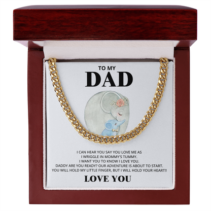 Daddy To Be Keepsake Gift | From Mommy Tummy | First Father's Day for New Dad | Ultrasound Present | Expectant Dad