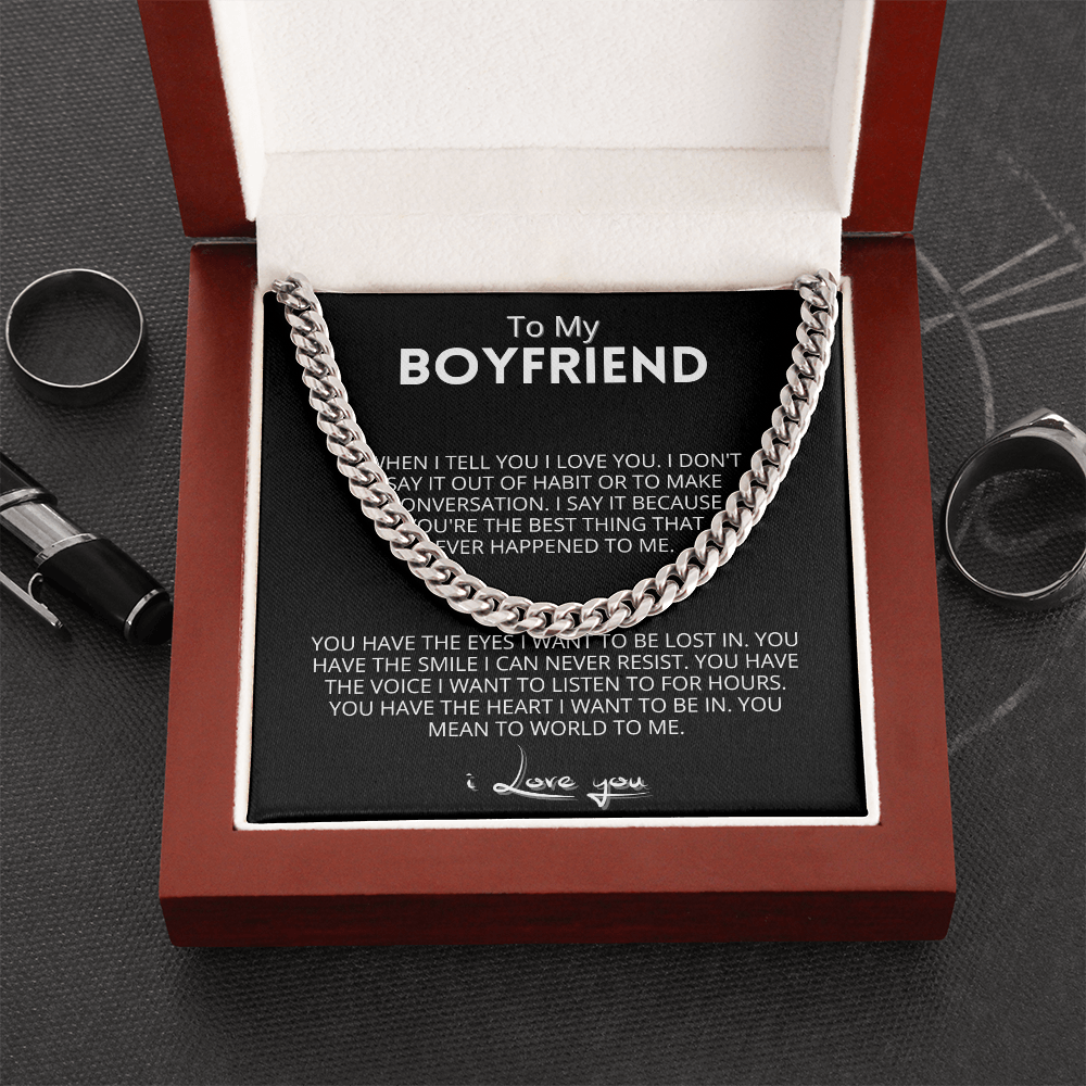 Boyfriend - The World To Me - Cuban Chain