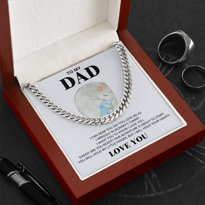 Daddy To Be Keepsake Gift | From Mommy Tummy | First Father's Day for New Dad | Ultrasound Present | Expectant Dad