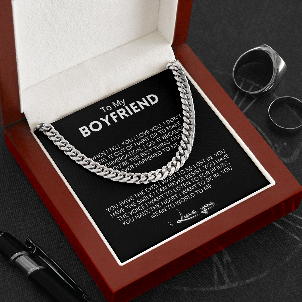 Boyfriend - The World To Me - Cuban Chain