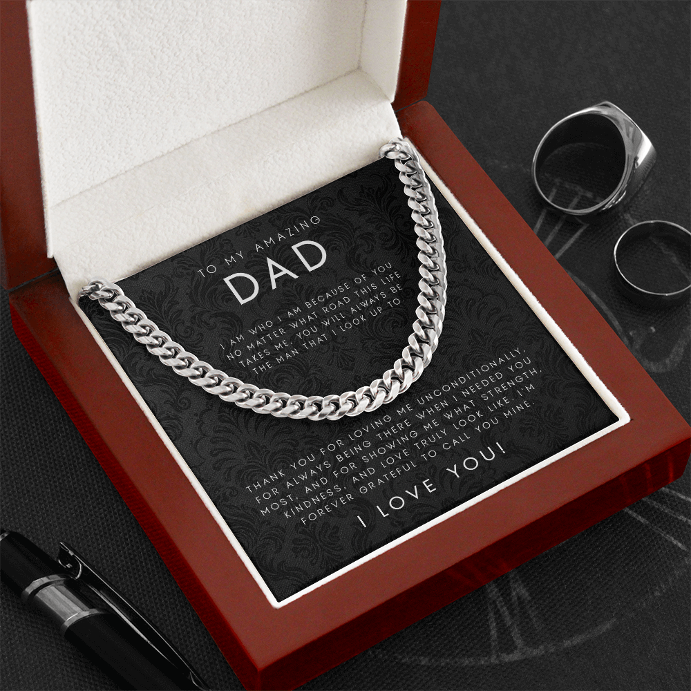To My Dad (I Am Who I am) Necklace