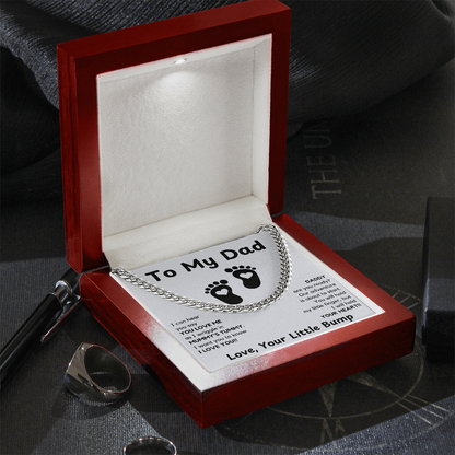 Daddy To Be Keepsake Gift | From Baby Bump | First Father's Day for New Dad | Ultrasound Present | Expectant Dad