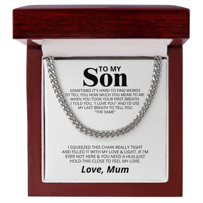 To my Son - Feel my love, Mum