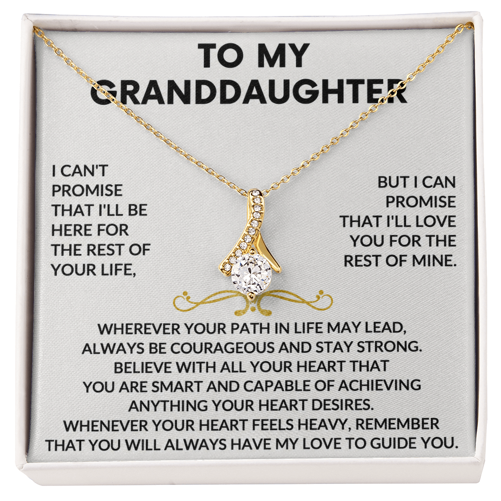 To my Granddaughter - Love pendant necklace