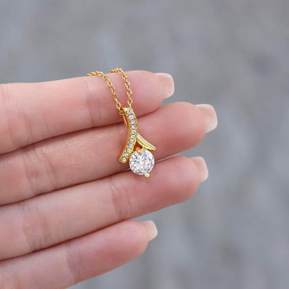 I'm Sorry I Messed Up Apology Gift for Her – Ribbon Pendant Necklace