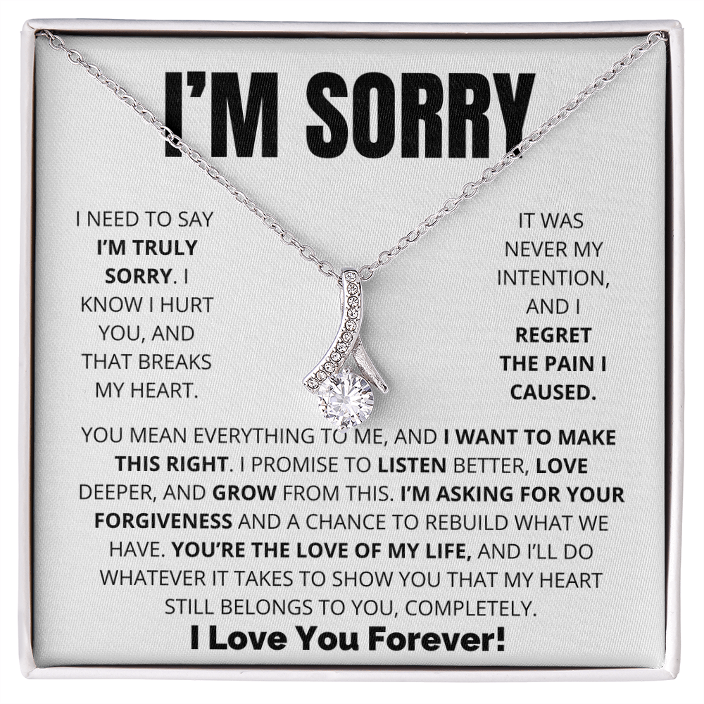 Apology Necklace for Her – “I Want to Make This Right”