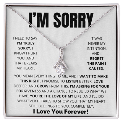 Apology Necklace for Her – “I Want to Make This Right”