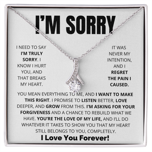 Apology Necklace for Her – “I Want to Make This Right”