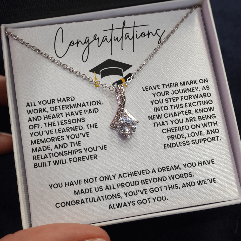 Congregation on Graduation - All Your Hard Work - Alluring Beauty Necklace Gift Set