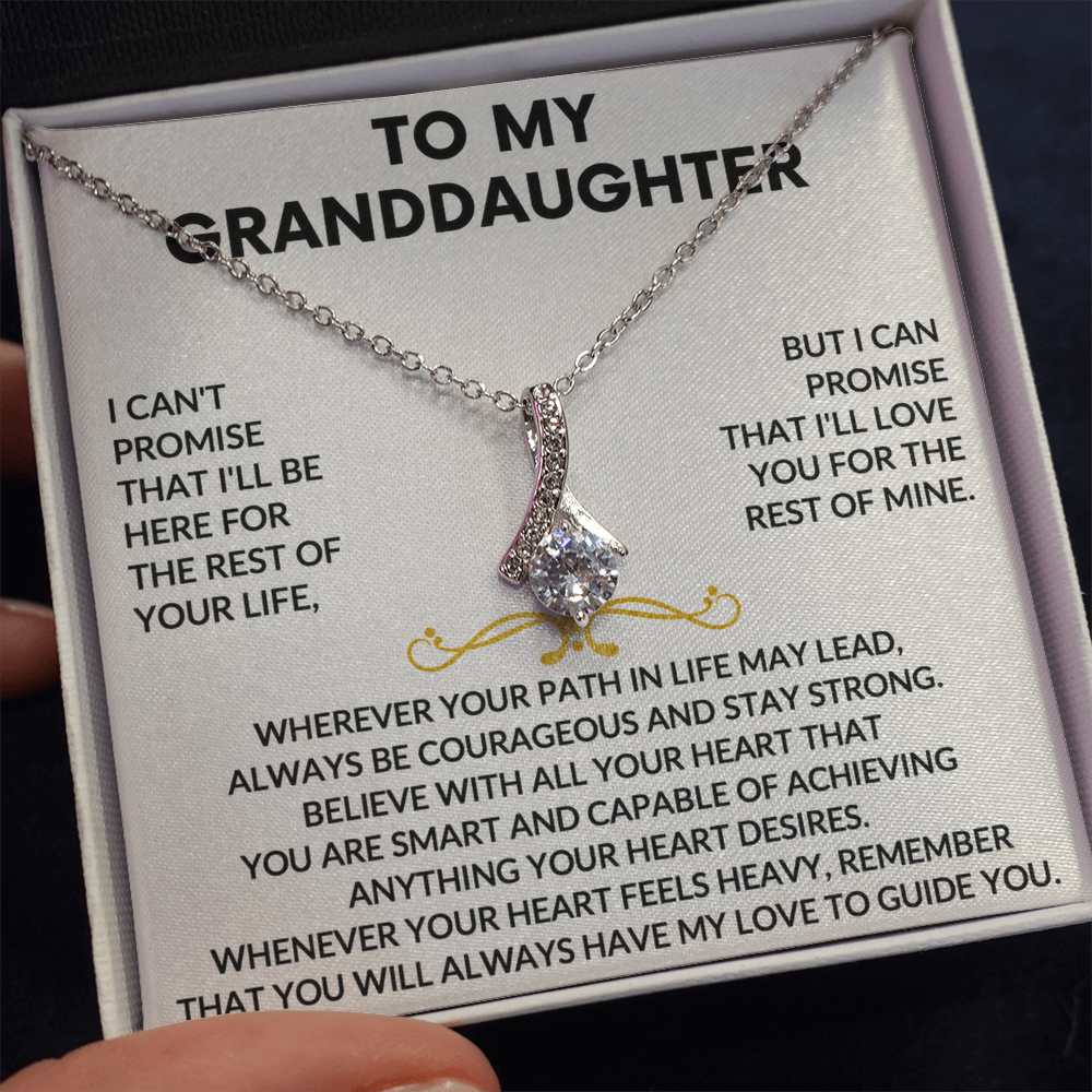 To my Granddaughter - Love pendant necklace