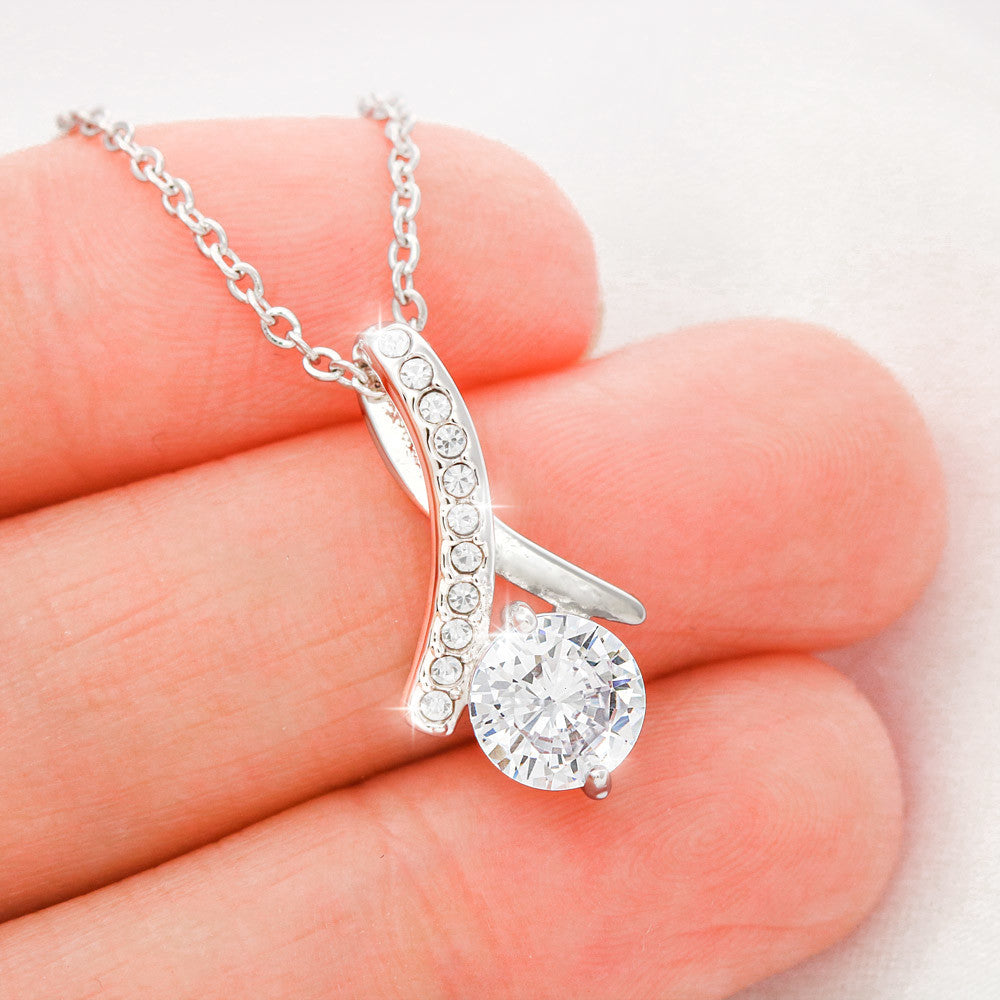 Apology Gift For Her - Alluring Beauty Necklace - I'm Not Giving Up On Us