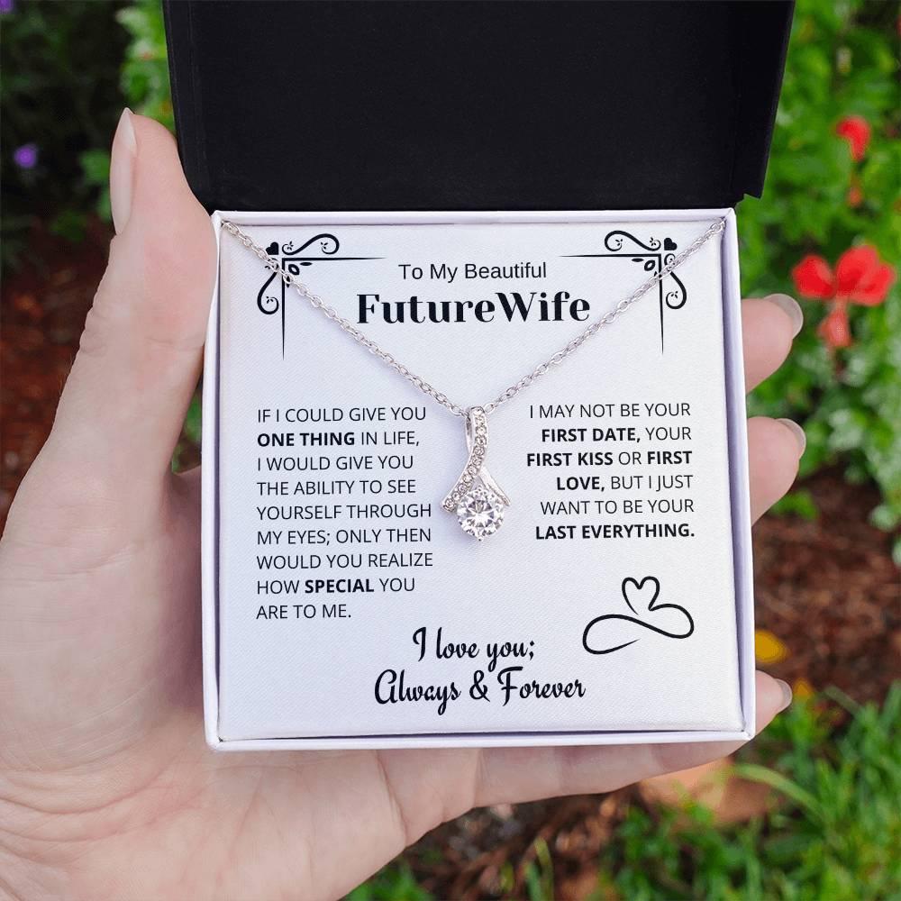 Special - Future Wife Gift - Horseshoe Necklace - Charming Family Gift