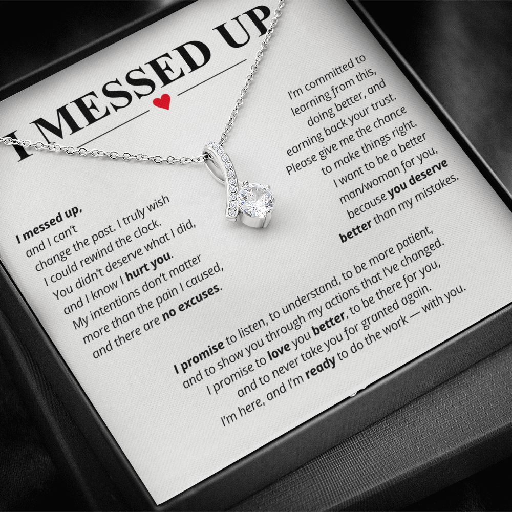 I Messed Up Necklace for Her – I'm Sorry Apology Gift