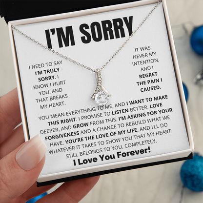 Apology Necklace for Her – “I Want to Make This Right”