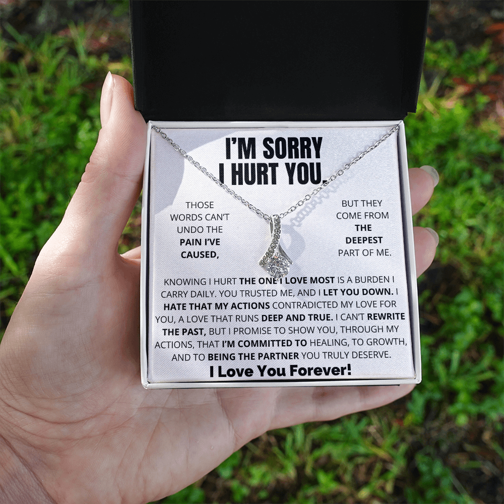 Apology Gift For Her - Alluring Beauty Necklace - I'm Sorry I Hurt You!