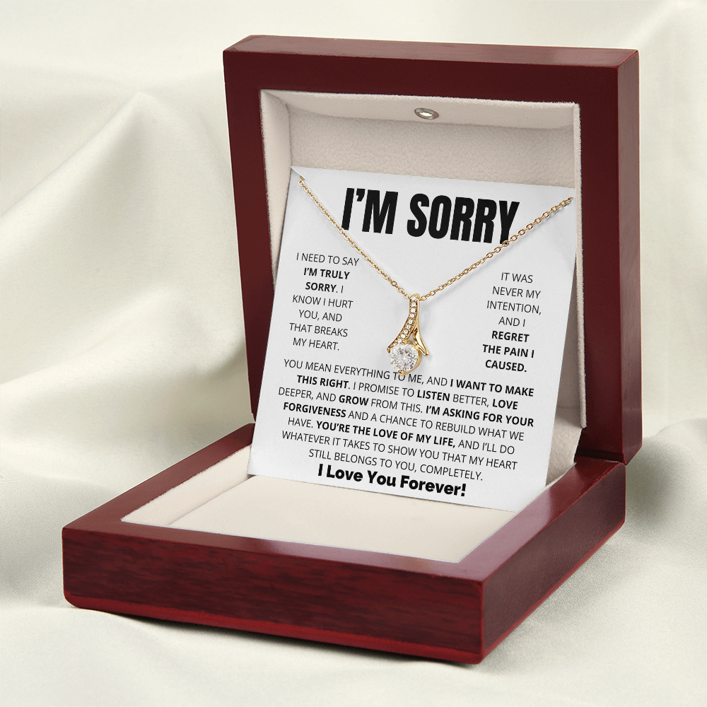 Apology Necklace for Her – “I Want to Make This Right”