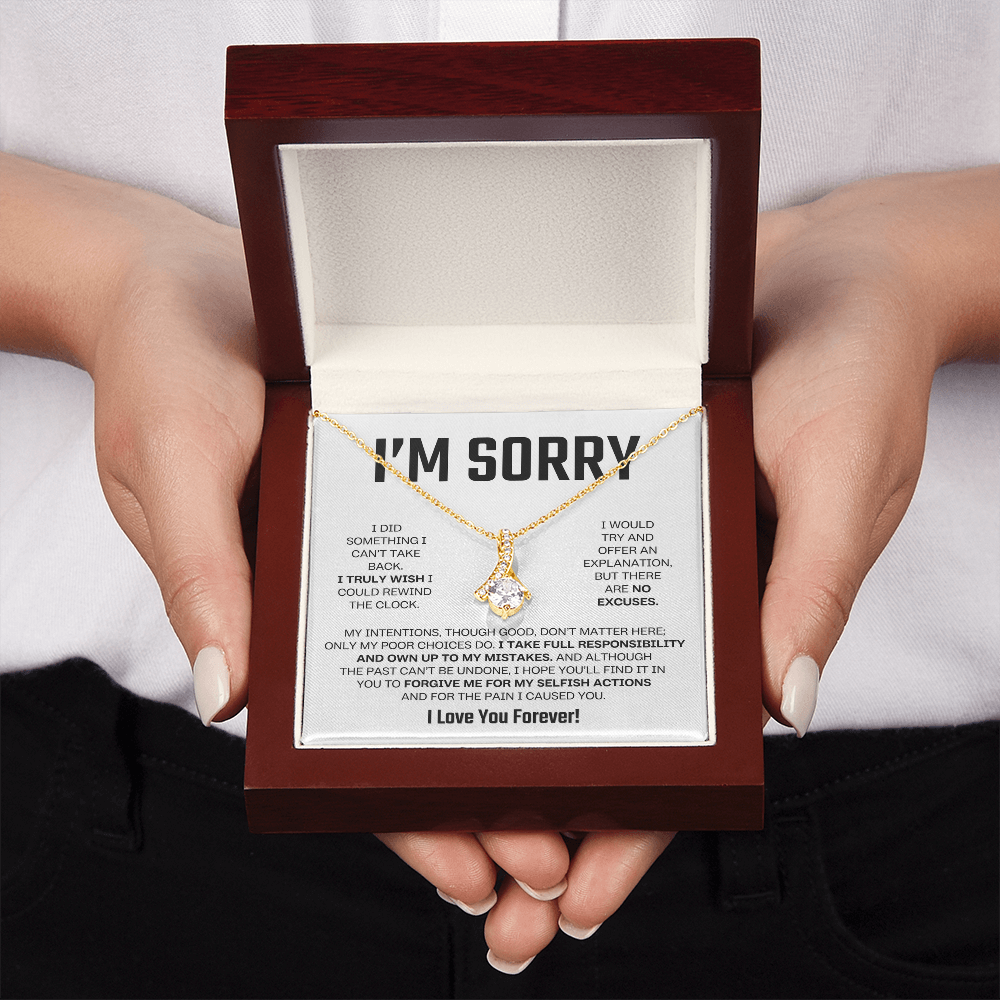 Apology Gift For Her - Alluring Beauty Necklace - I Take Full Responsibility