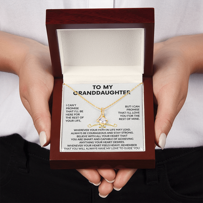 To my Granddaughter - Love pendant necklace