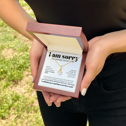 I Am Sorry for Hurting you my love - Alluring Beauty Necklace Gift Set