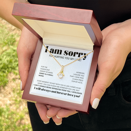 I Am Sorry for Hurting you my love - Alluring Beauty Necklace Gift Set