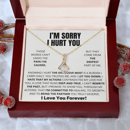 Apology Gift For Her - Alluring Beauty Necklace - I'm Sorry I Hurt You!