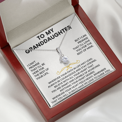 To my Granddaughter - Love pendant necklace