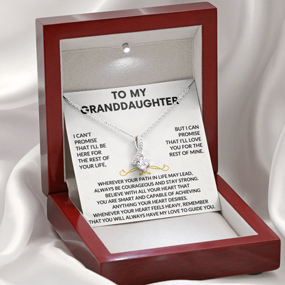 To my Granddaughter - Love pendant necklace