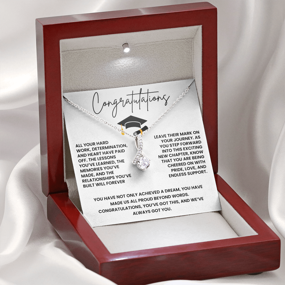 Congregation on Graduation - All Your Hard Work - Alluring Beauty Necklace Gift Set