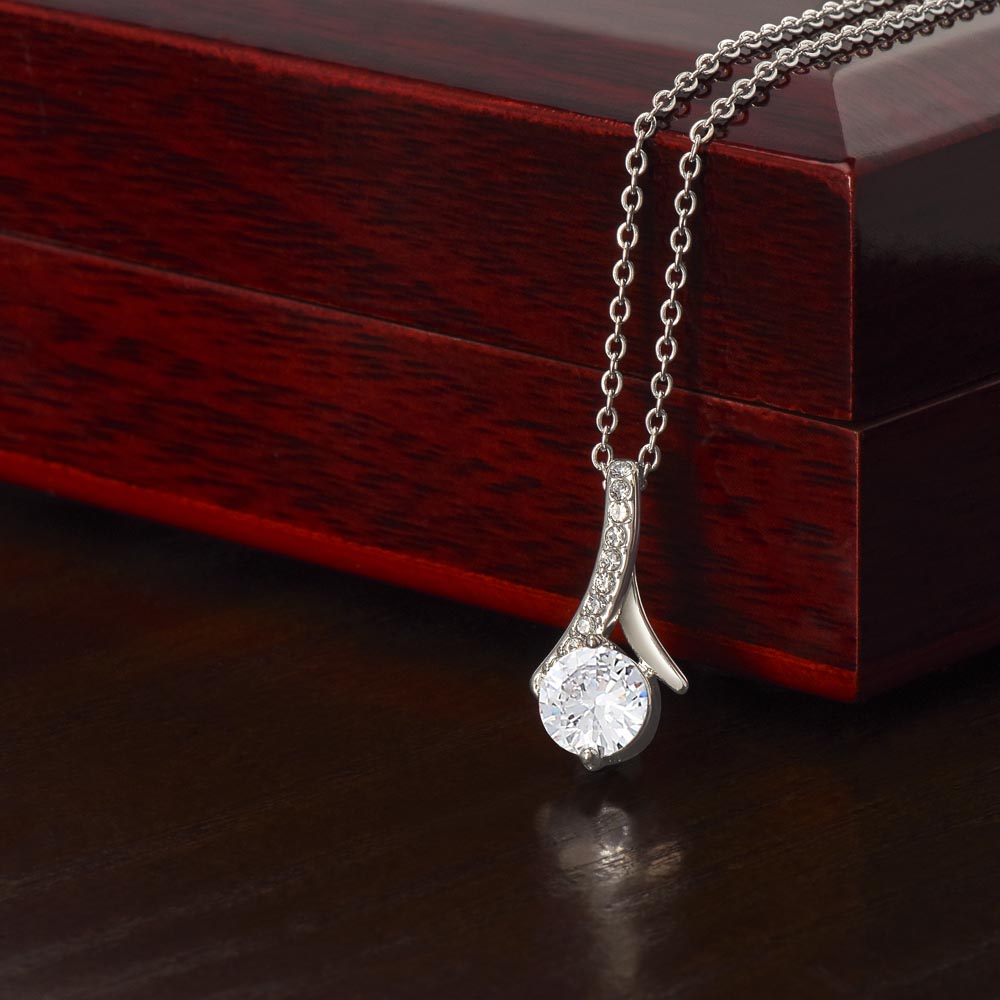 To My Bonus Daughter - Alluring Beauty Necklace Gift Set