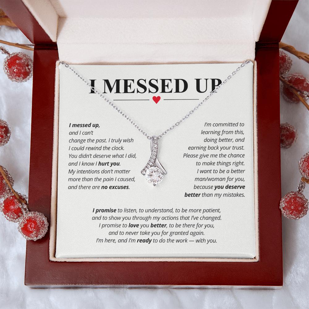 I Messed Up Necklace for Her – I'm Sorry Apology Gift