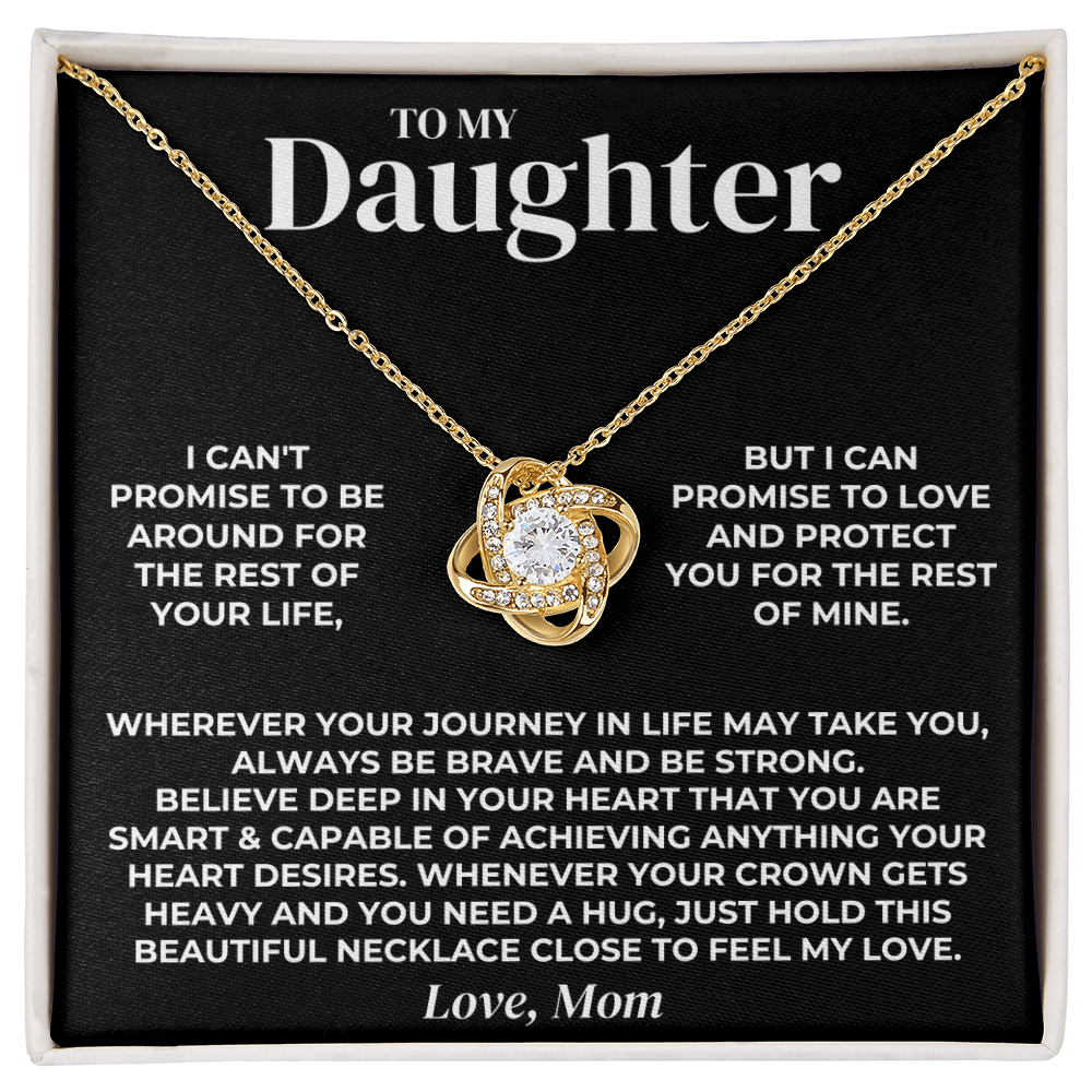 To My Daughter - Love Mom - Necklace Gift Set
