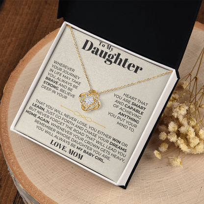 To My Daughter - Love Knot Gift Set - From Mom - CFG204LKM