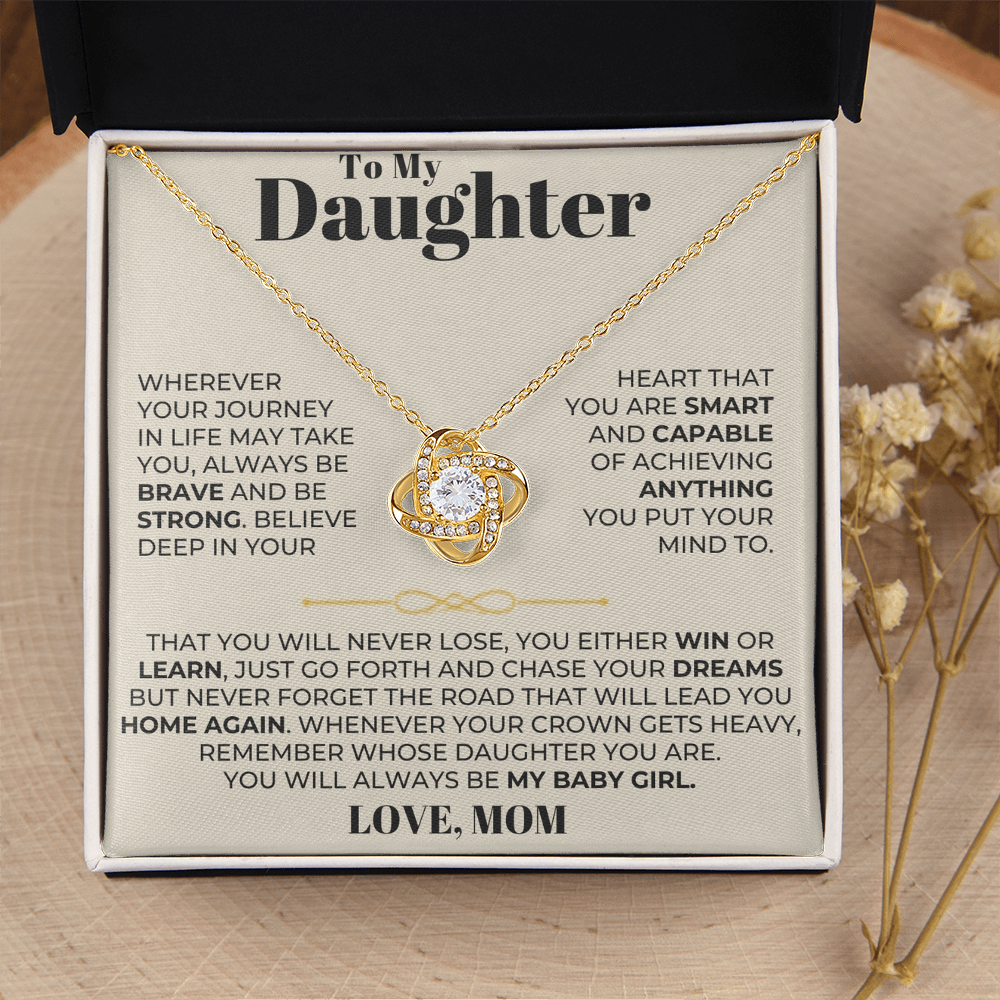 To My Daughter - Love Knot Gift Set - From Mom - CFG204LKM