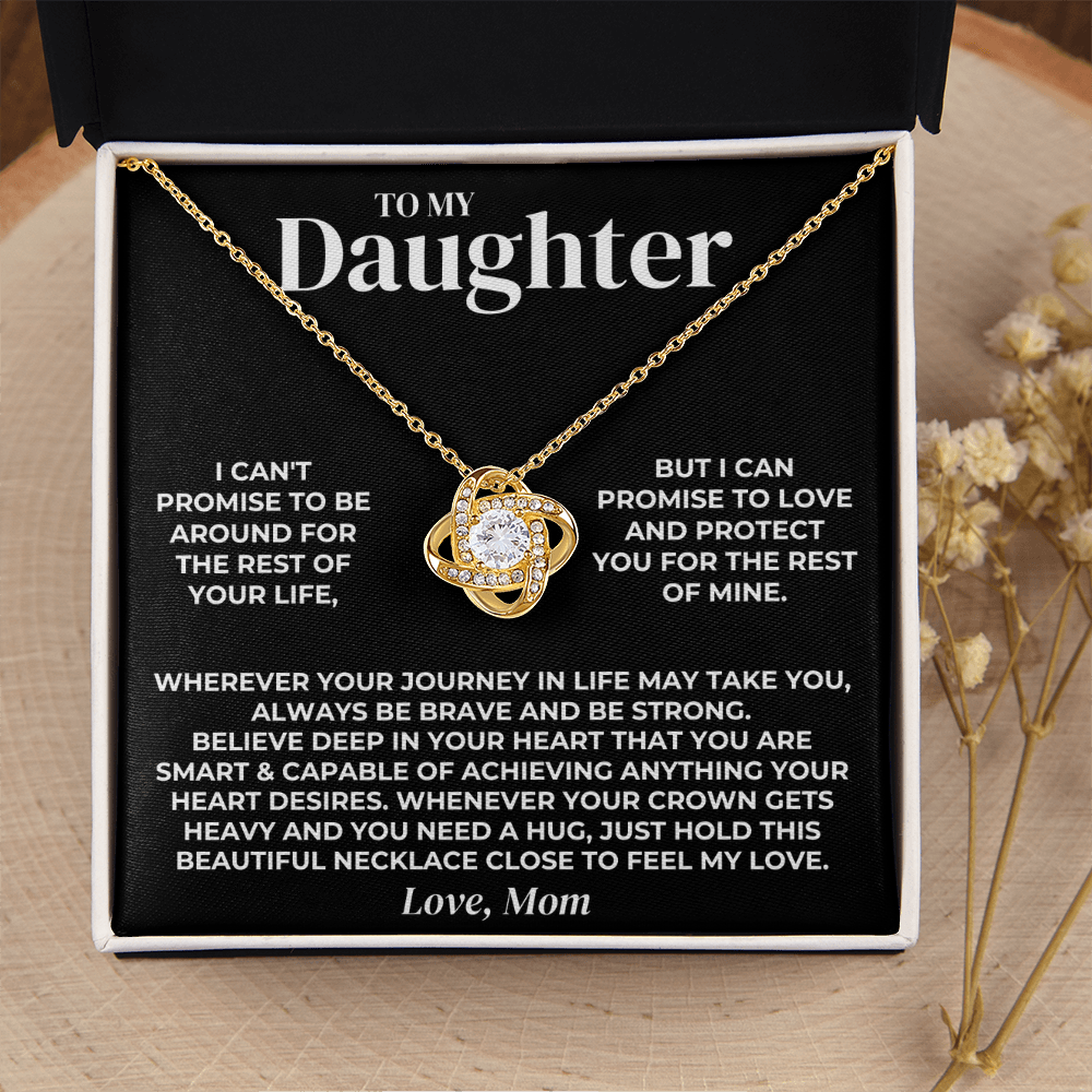 To My Daughter - Love Mom - Necklace Gift Set