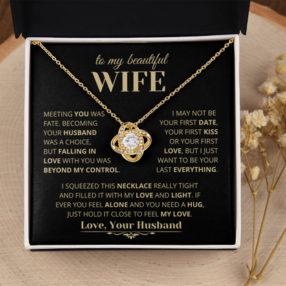 Beautiful Gift For Wife, "Meeting You Was Fate"