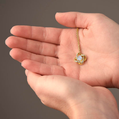 My Forever Choice Necklace for Her – Love Knot Romantic Commitment Gift