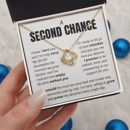 A Second Chance - Love Knot Necklace