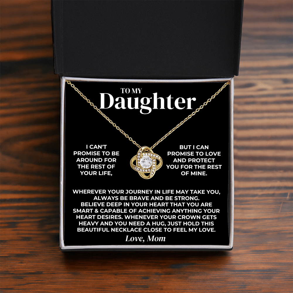 To My Daughter - Love Mom - Necklace Gift Set